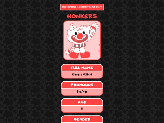 profile/clowns/honkers screenshot