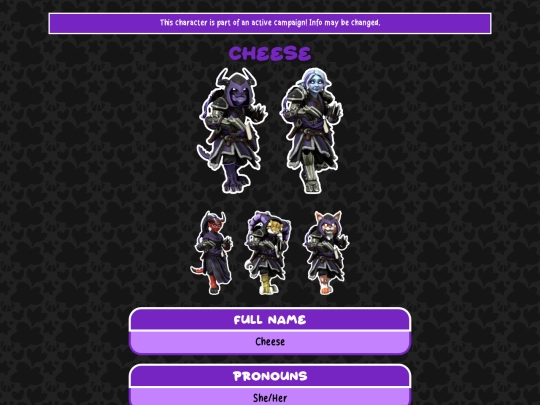 profile/dnd/cheese screenshot