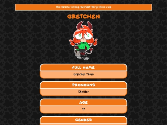 profile/honeycrisp/gretchen screenshot