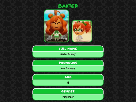 profile/miitopia/baxter screenshot