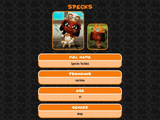 profile/miitopia/specks screenshot