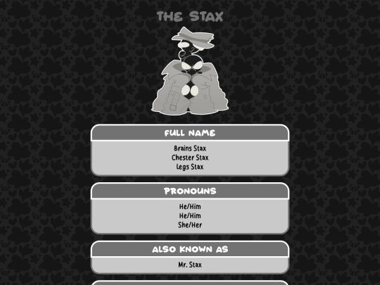 profile/misc/stax screenshot