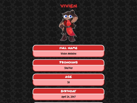 profile/others/vivien screenshot