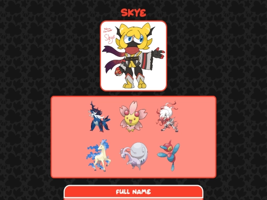 profile/pokemon/skye screenshot