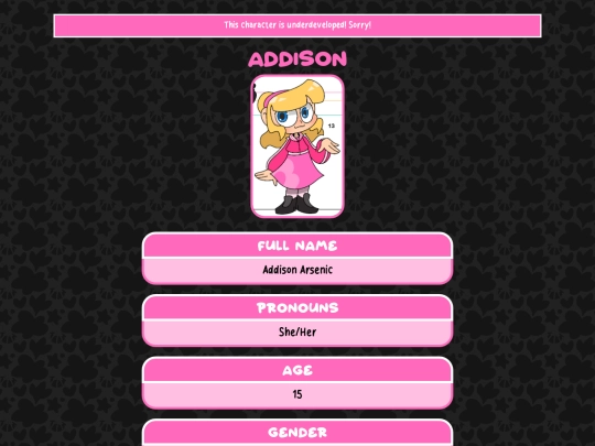 profile/scp/addison screenshot