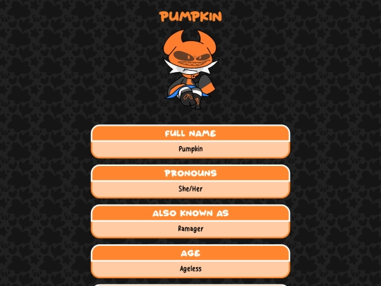profile/sona/pumpkin screenshot