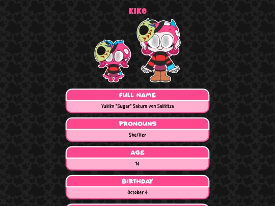 profile/splatoon/kiko screenshot