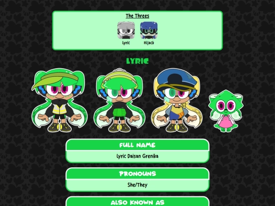 profile/splatoon/lyric screenshot