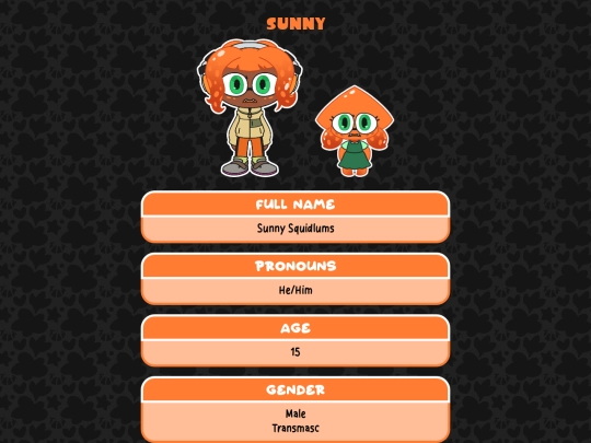 profile/splatoon/sunny screenshot
