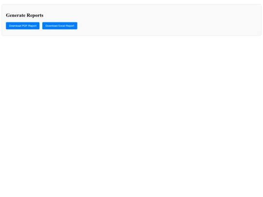 reports screenshot