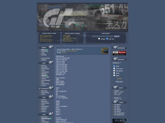 gt2-samochody screenshot
