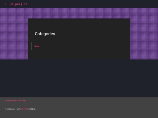 categories screenshot