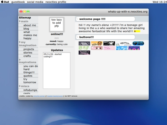 blog screenshot