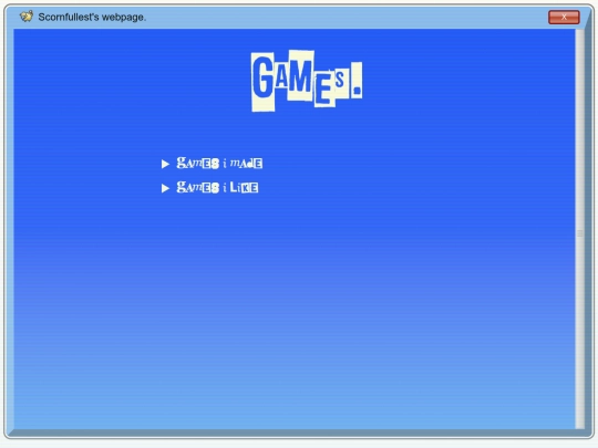 games screenshot