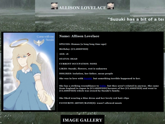 AllisonProfile screenshot