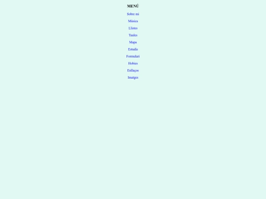 menu screenshot
