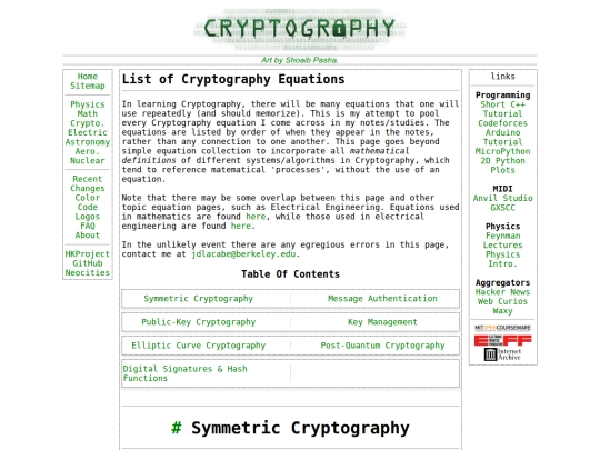 cryptography/cryptoeq screenshot