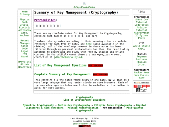cryptography/keymanage screenshot