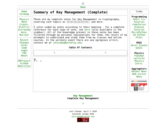 cryptography/keymanageFull screenshot