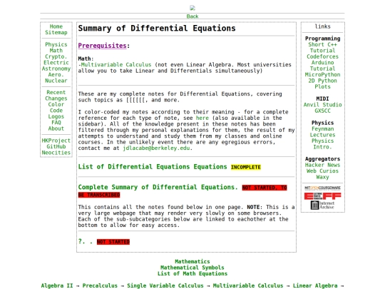math/differentialeq screenshot