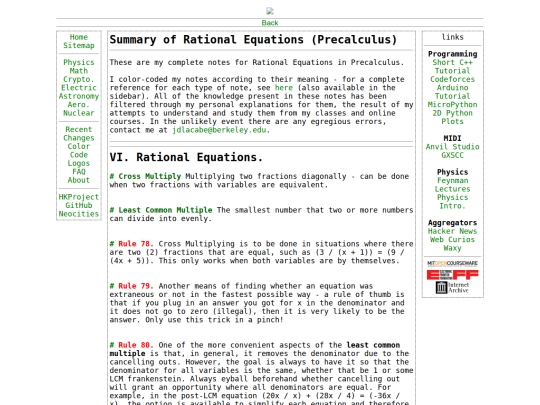 math/precalculus/rational screenshot