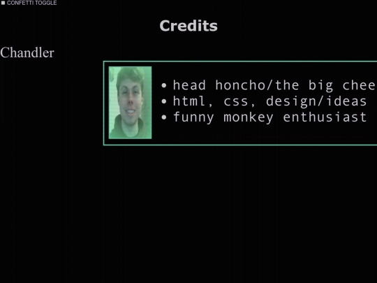 credits screenshot