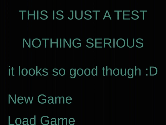 menu screenshot