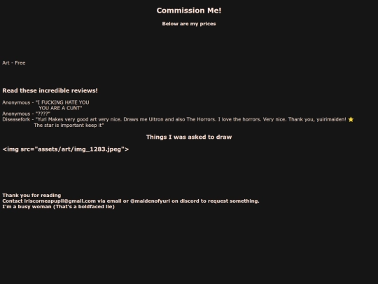 comms screenshot