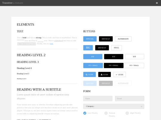 elements screenshot
