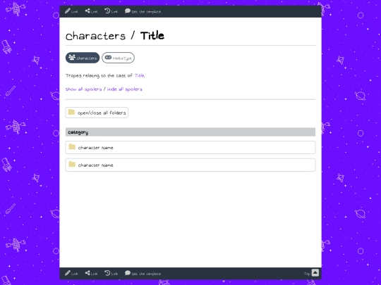 characters screenshot
