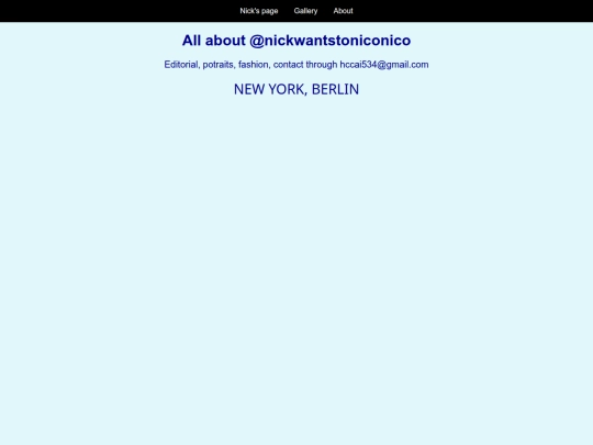 nick's page/nick screenshot