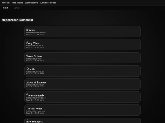 index screenshot