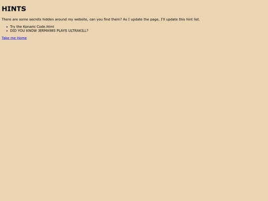 hints screenshot