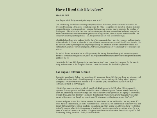 posts/2025-03-11-Have-I-lived-this-life-before screenshot