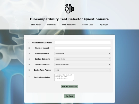 questions screenshot