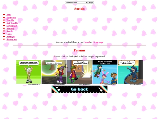 socials screenshot