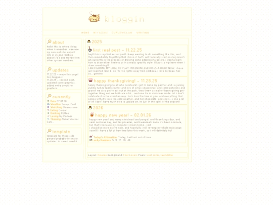 blogging screenshot