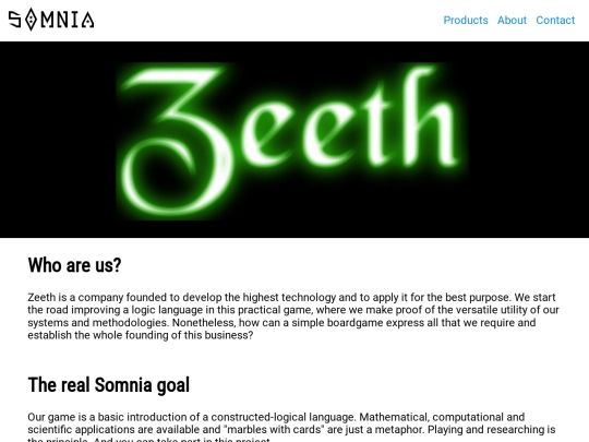 somnia/info screenshot