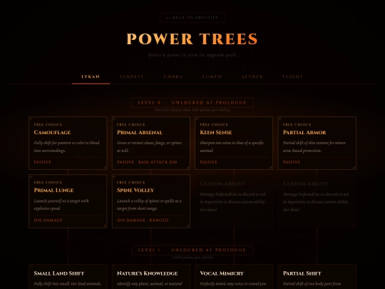 skilltree screenshot