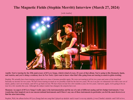 interviews/magneticfields screenshot