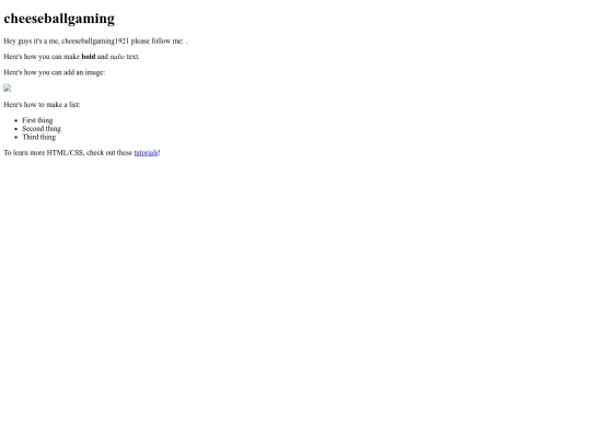 index screenshot