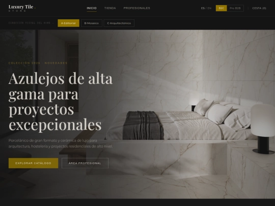 PARTES CANAL SUR/Luxury Tile Store.dc screenshot