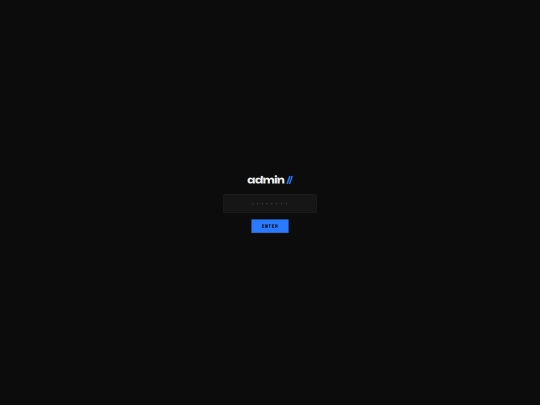admin screenshot