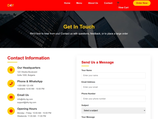 contact screenshot