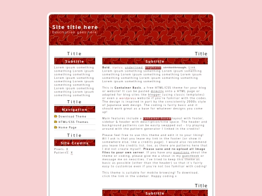 stylesheets/crimson-container screenshot