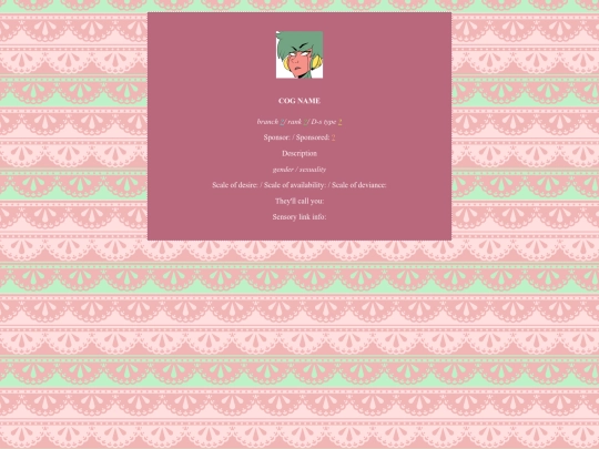 cogmates/template screenshot