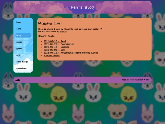 blog screenshot