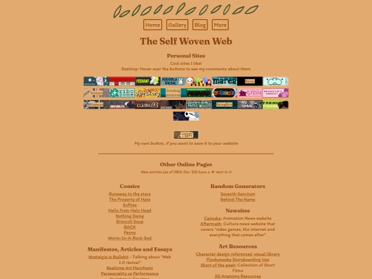 links screenshot