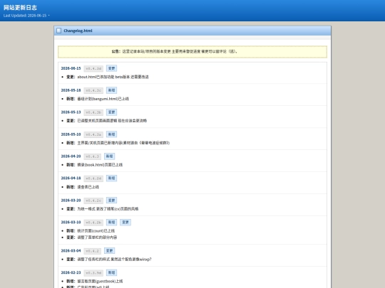 log screenshot