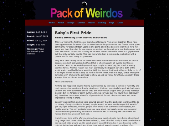 essays/pride screenshot